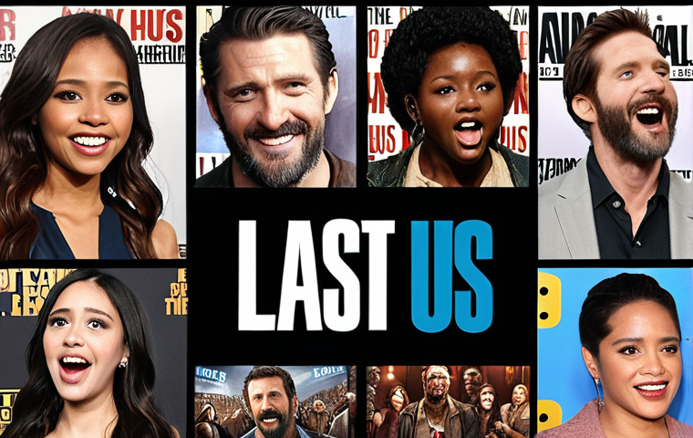 **Image Prompt:** A dynamic collage showcasing the diverse reactions to "The Last of Us." Include images of enthusiastic fans, critical reviews (stylized), social media posts (positive and negative), and actors receiving awards. The background should feature a movie theater marquee displaying the film's title and a stylized graph representing box office success. The overall feel should be energetic and reflect the film's cultural impact and reception.