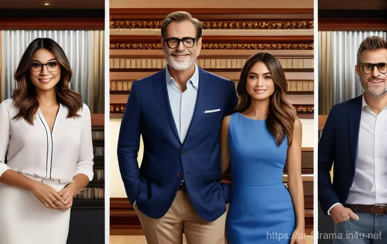 모던 패밀리의 명장면 소개 - Here are three detailed image generation prompts in English, inspired by the "Modern Family" themes ...